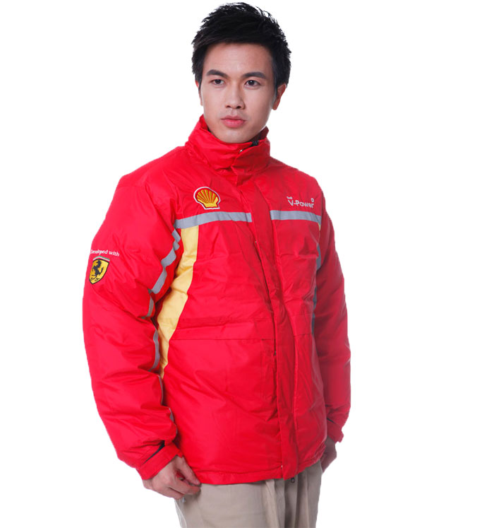 殼牌潤(rùn)滑油防寒服定制棉服羽絨服訂做廠家 殼牌潤(rùn)滑油防寒服定制棉服羽絨服訂做廠家