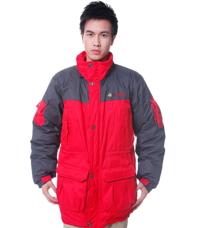 中糧可口可樂羽絨服定做廠家 中糧可口可樂羽絨服定做廠家