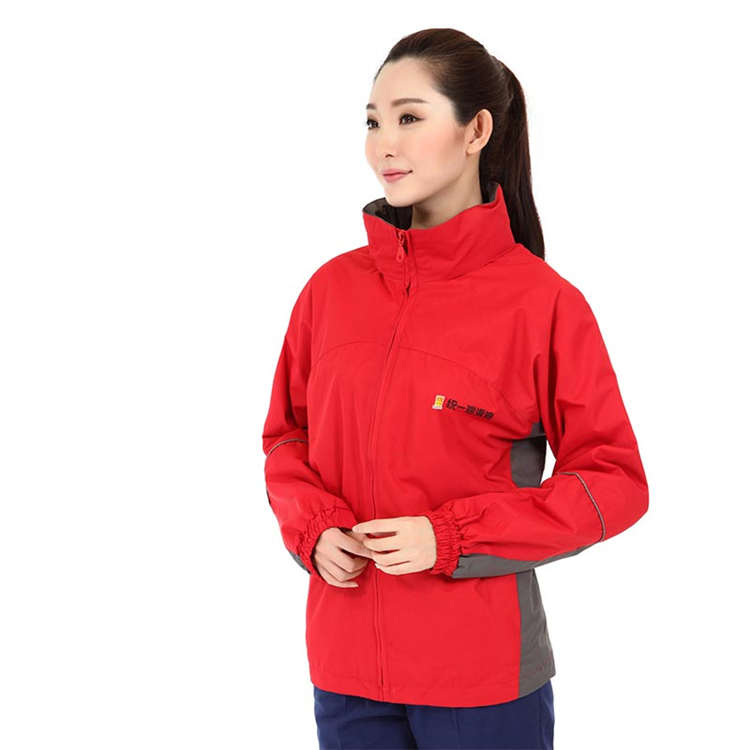 統(tǒng)一潤滑油定制的單層沖鋒衣 統(tǒng)一潤滑油定制的單層沖鋒衣