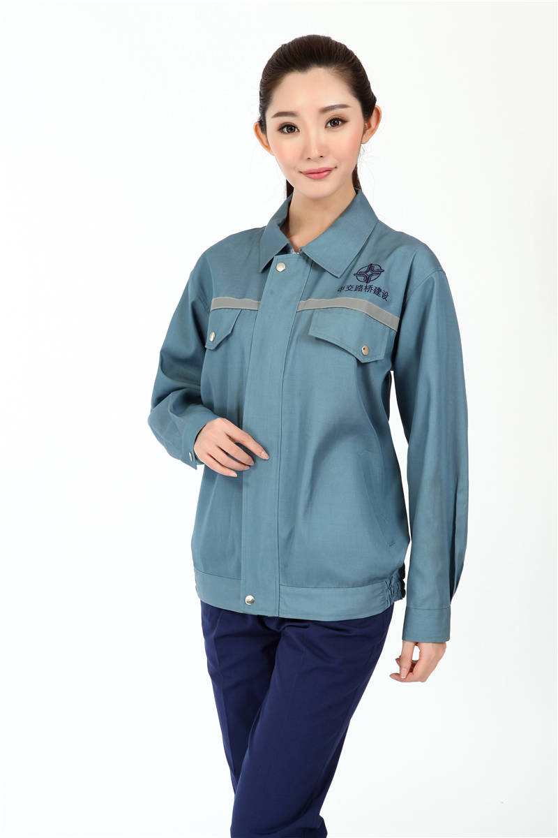 北京中交路橋建設(shè)長袖工作服定做 北京中交路橋建設(shè)長袖工作服定做